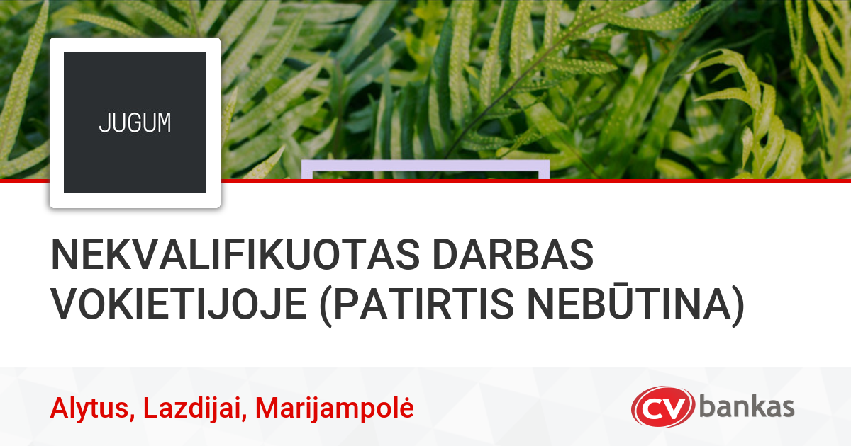 Nekvalifikuotas darbas uzsienyje